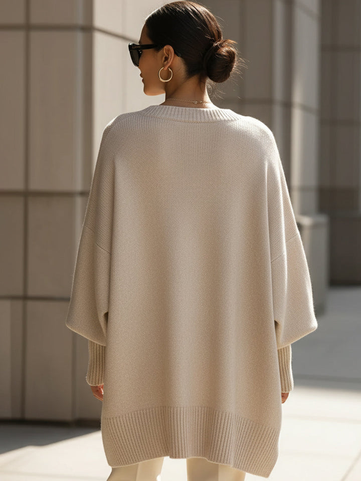 Clare | Casual Elegant Strikpullover