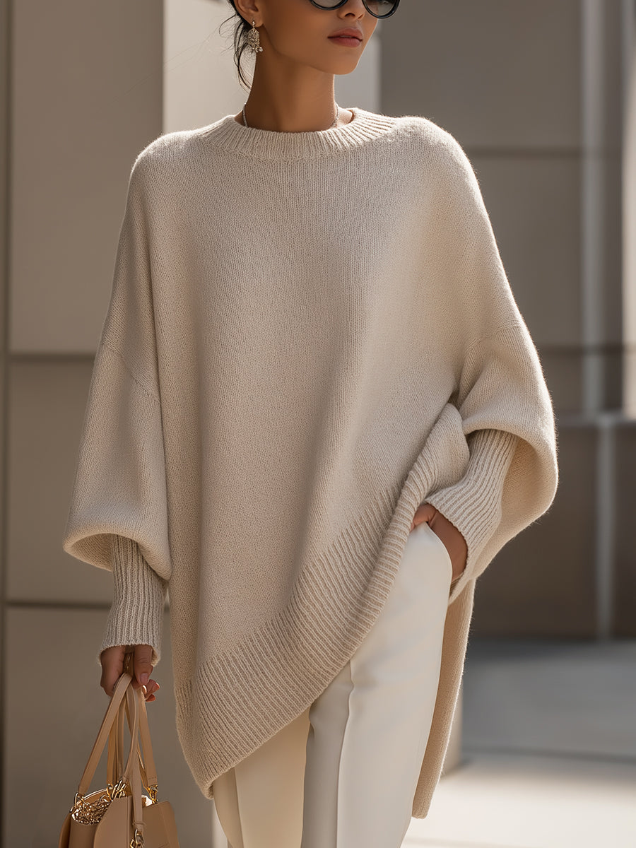 Clare | Casual Elegant Strikpullover